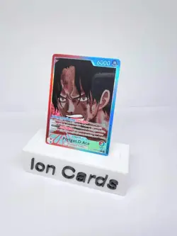 One Piece (Portgas D. Ace) Alt Art Leader OP13-02 L English Carrying on His Will - Image 1