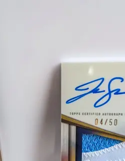 2025 Bowman's Best Topps Jac Caglianone Kansas City Royals Patch Auto Relic /50 - Image 2