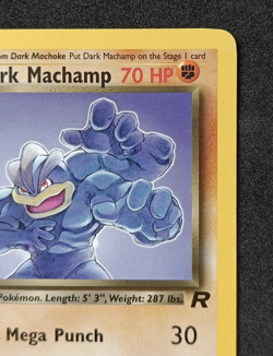 Pokemon TCG Dark Machamp 27/82 - 1st Edition Team Rocket Non-Holo Rare Card LP+ - Image 3