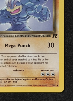 Pokemon TCG Dark Machamp 27/82 - 1st Edition Team Rocket Non-Holo Rare Card LP+ - Image 4
