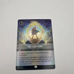 One Last Hope (EPIC) Fabled Disney Lorcana Holofoil - Image 2