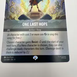 One Last Hope (EPIC) Fabled Disney Lorcana Holofoil - Image 4