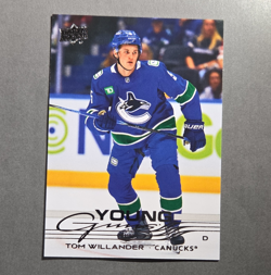 Upper Deck 2025-26 Extended Series Young Guns Rookie Tom Willander #717 VAN - Image 1