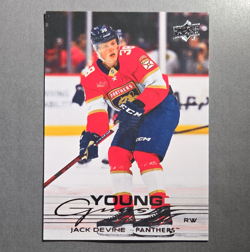 Upper Deck 2025-26 Extended Series Young Guns Rookie Jack Devine #715 FLA - Image 1