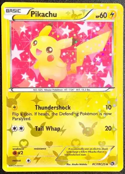 Pokemon TCG Pikachu Holo Legendary Treasures: Radiant Collection RC7/RC25 - Image 1