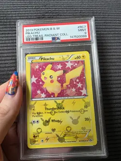 Pokemon Pikachu TCG Holo Card RC7/RC25 Radiant Collection Legendary Treasures - Image 2