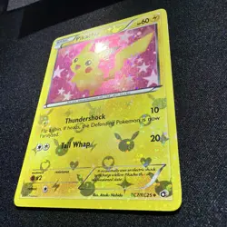 Pikachu Legendary Treasures Radiant Collection Holo RC7/RC25 Basic 60 HP Pokemon - Image 2