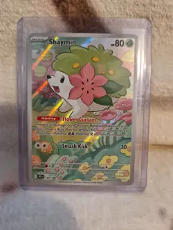Pokemon TCG Shaymin 185/182 Illustration Rare Destined Rivals NM Condition - Image 1