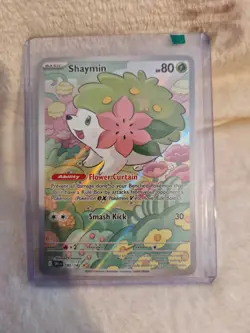 Pokemon TCG Shaymin 185/182 Illustration Rare Destined Rivals NM Condition - Image 1