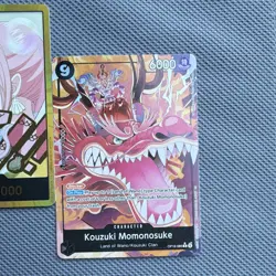 Bandai One Piece Card Game Foil Alt Art Lot (3) Nico Robin Momonosuke GOLD DON!! - Image 4