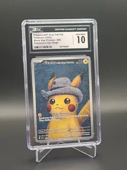 Pokemon Pikachu with Grey Felt Hat CGC 10 GM SVP 085 Promo Van Gogh Pokemon TCG - Image 2