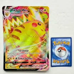 Pikachu VMAX SWSH286 & V SWSH061 - Pokemon TCG Jumbo Card Promo - Image 2