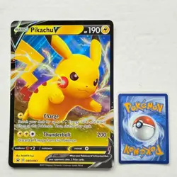 Pikachu VMAX SWSH286 & V SWSH061 - Pokemon TCG Jumbo Card Promo - Image 4
