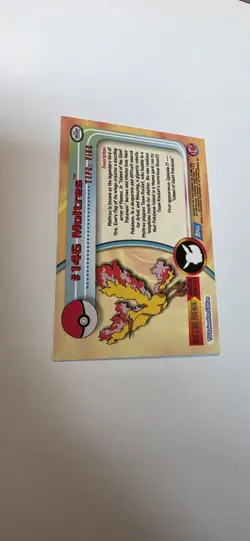 Moltres #146 Topps TV Animation Edition Rainbow Foil Blue Logo Pokemon Card - Image 4