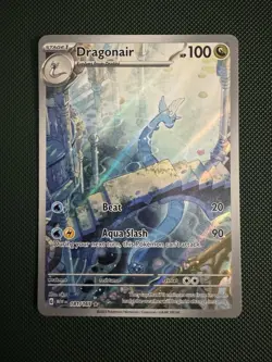 Pokemon TCG Dragonair Illustration Rare Card 181/165 Scarlet & Violet 151 - Image 1