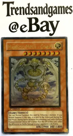 YUGIOH - MAJESTIC MECH GORYU - EOJ-EN016 - 1ST ED - ULTIMATE RARE - EXCELLENT - Image 1