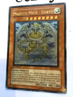 YUGIOH - MAJESTIC MECH GORYU - EOJ-EN016 - 1ST ED - ULTIMATE RARE - EXCELLENT - Image 3