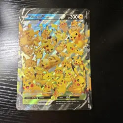 JUMBO Pikachu V Union Card SWSH140 Oversized Promo Pokemon Celebrations 25th - Image 1