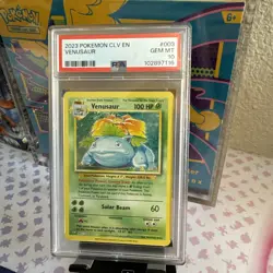 Pokemon Venusaur 003/034 Trading Card Game Classic Collection Holo PSA 10 - Image 1