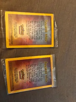 Wizards of the Coast Pokemon Ancient Mew Promo Holo Cards x2 English 2000 - Image 2