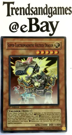YUGIOH - SUPER ELECTROMAGNETIC VOLTECH DRAGON - EOJ-EN031 - 1ST ED - ULTIMATE - Image 1