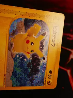 HP JAPANESE Pokemon PIKACHU Card SPLIT EARTH/SKYRIDGE E4 Set 033/088 Non-Holo - Image 2
