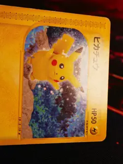 HP JAPANESE Pokemon PIKACHU Card SPLIT EARTH/SKYRIDGE E4 Set 033/088 Non-Holo - Image 3