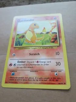 Charmander - 46/102 - Common WOTC TCG—Base Set Pokemon Card - Image 5