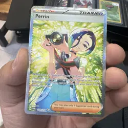 Pokemon TCG Trainer Perrin Special Illustration Card Twilight Masquerade 220/167 - Image 1