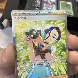 Pokemon TCG Trainer Perrin Special Illustration Card Twilight Masquerade 220/167 - Image 2