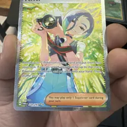 Pokemon TCG Trainer Perrin Special Illustration Card Twilight Masquerade 220/167 - Image 3