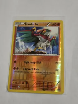 Hawlucha 87/162 Pokemon Card XY Breakthrough Rare Reverse Holo Foil TCG - Image 1
