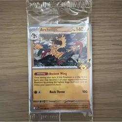 Exclusive Pokemon Chicago Field Museum Fossil Exhibit Archeops Promo Card SEALED - Image 1