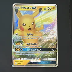Pikachu GX 2019 Pokemon Sun & Moon Black Star Promo SM232 Jumbo Card - Image 1