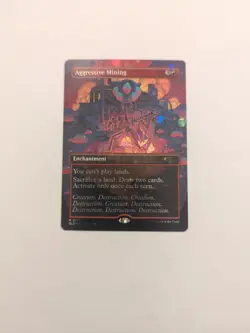 Aggressive Mining (Galaxy Foil) Secret Lair Drop NM MTG - Image 1