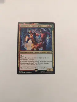 Wolverine, Fierce Fighter Marvel Super Heroes Regular NM MTG - Image 1