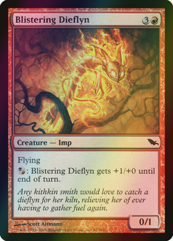 MTG Blistering Dieflyn Foil ** Shadowmoor ** English - Image 1