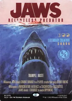Secret Lair Drop Series #2175 Jaws, Relentless Predator - Image 1