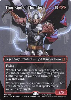 Marvel Super Heroes #369 Thor, God of Thunder (Borderless) (0369) - Image 1