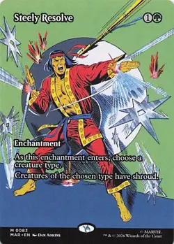 Marvel Universe Eternal-Legal #83 Steely Resolve (Borderless) - Image 1