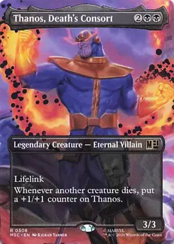 Commander: Marvel Super Heroes #508 Thanos, Death's Consort (Extended Art) - Image 1