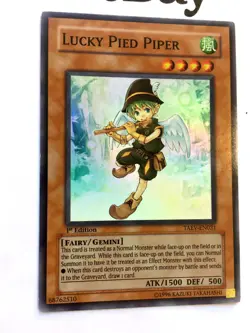 YUGIOH - LUCKY PIED PIPER - TAEV-EN021 - 1ST ED - ULTIMATE RARE - NEAR MINT - EN - Image 2