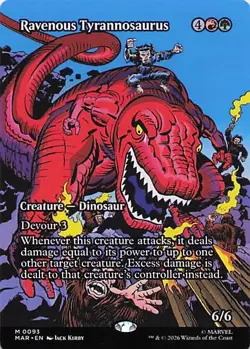 Marvel Universe Eternal-Legal #93 Ravenous Tyrannosaurus (Borderless) - Image 1
