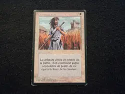 MTG 1x Revised Edition white uncommon HP French FBB Swords to Plowshares - inked - Image 1