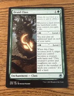 MTG Druid Class Adventures in the Forgotten Realms Uncommon MAGIC THE GATHERING - Image 1