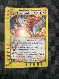 Pokemon Charizard Crystal 146/144 Skyridge Holo ENG - No Rayquaza Gold Star - Image 1