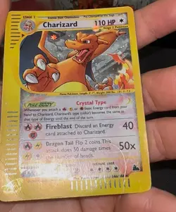 Pokemon Charizard Crystal 146/144 Skyridge Holo ENG - No Rayquaza Gold Star - Image 4
