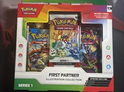 Pokemon TCG First Partner Illustration Collection Series 1 Box 2021 Promos - Image 1