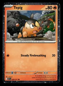Chikorita 008/217 Tepig 029/217 Totodile 041/217 Cosmos Holo Set Pokemon Card - Image 4