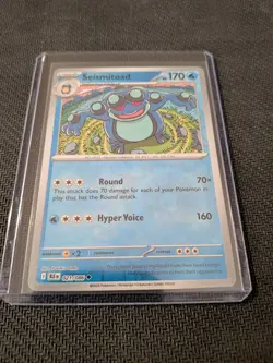 Pokemon Seismitoad Sv: Black Bolt 021/086 170HP Reverse Holo Card - Image 1